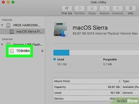 Formatează USB pe Mac Pasul 4