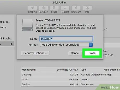 Formatează USB pe Mac Pasul 9