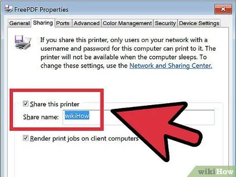 Printeri jagamine 8. samm
