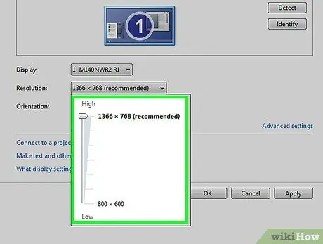 Verander die skermresolusie op 'n rekenaar Stap 11