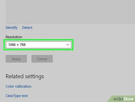 Changer la résolution de l'écran sur un PC Étape 4