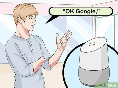 Configurar una alarma con Google Home Paso 1