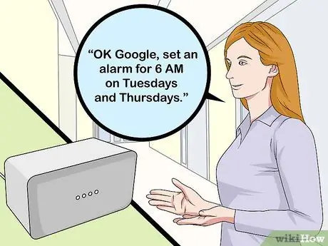 Magtakda ng isang Alarm sa Google Home Hakbang 3