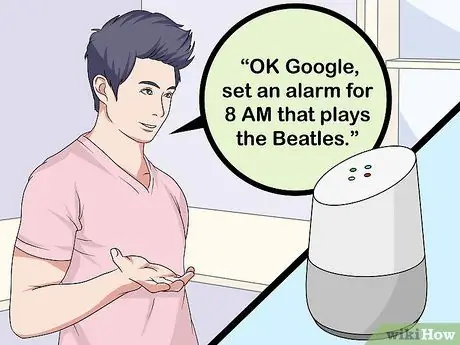 Ορίστε ξυπνητήρι με το Google Home Βήμα 5