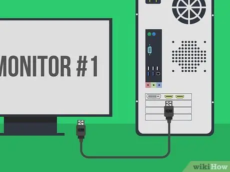 Configurazione di due monitor per computer Passaggio 5