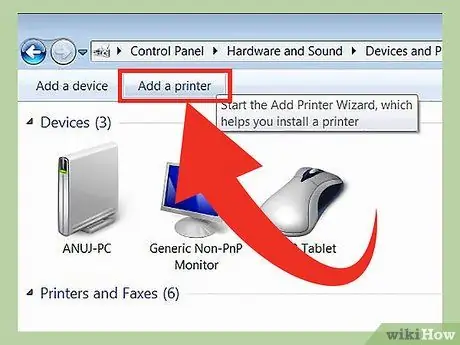 HP LaserJet 1010 povežite z operacijskim sistemom Windows 7 5. korak