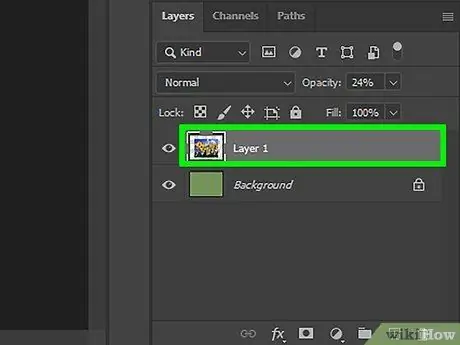 Átlátszóság hozzáadása a Photoshopban 8. lépés