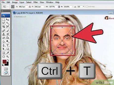 Schimbați fețele în Photoshop Pasul 9