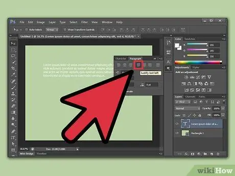 ضبط النص في Photoshop الخطوة 11