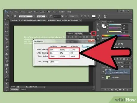 Justify Text in Photoshop Step 13