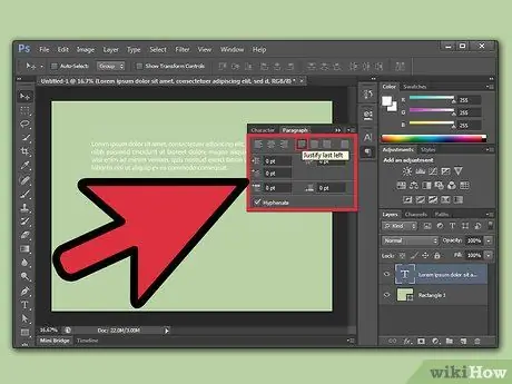 ปรับข้อความใน Photoshop ขั้นตอนที่ 5