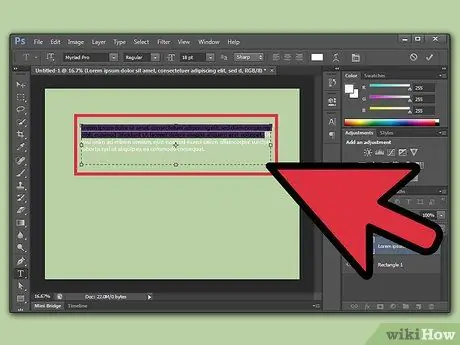 Photoshop -da mətni əsaslandırın Addım 7