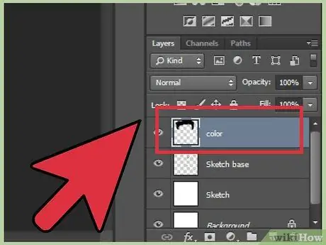 Pintar i dibuixar a Adobe Photoshop 6 Pas 21