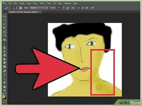 Boja i crtanje u Adobe Photoshopu 6 Korak 33