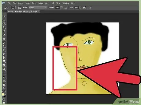 Farvelæg og tegn på Adobe Photoshop 6 Trin 34