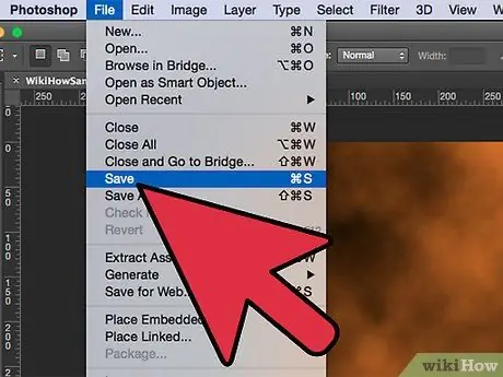 Buat Kesan Kebakaran di Photoshop Langkah 4