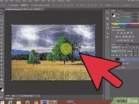 Faire de la pluie dans Photoshop Étape 12