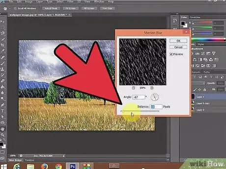 Faire de la pluie dans Photoshop Étape 14