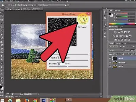 Tạo mưa trong Photoshop Bước 16