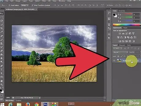 Photoshop Adım 3'te Yağmur Yap