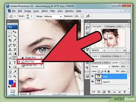 Hacer que los ojos resalten en Photoshop Paso 13