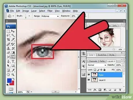 Hacer que los ojos resalten en Photoshop Paso 15