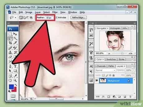 Ogen laten knallen in Photoshop Stap 3