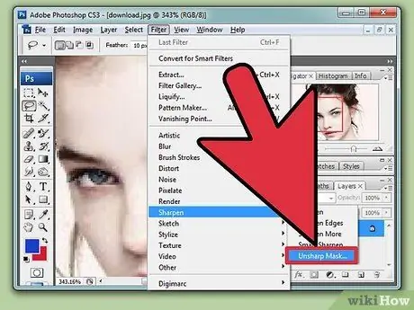 Tạo mắt nổi trong Photoshop Bước 4