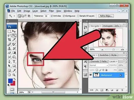 Hacer que los ojos resalten en Photoshop Paso 6