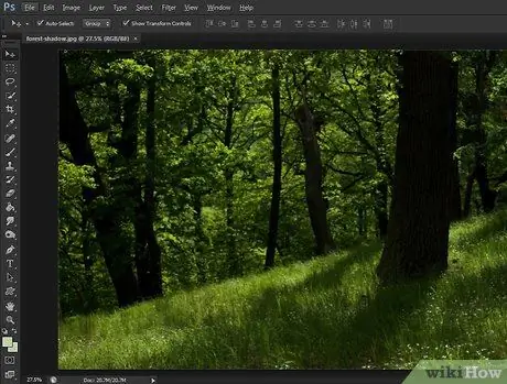 Центриране на текст в Photoshop Стъпка 7