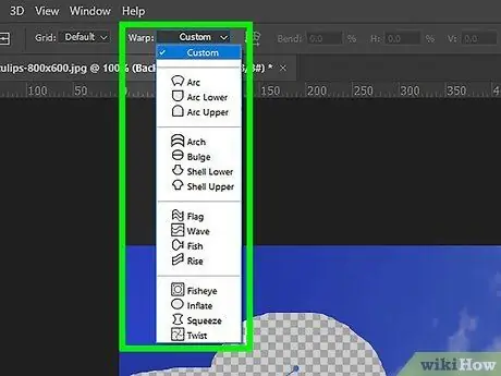 Sử dụng Công cụ Warp trong Photoshop Bước 8