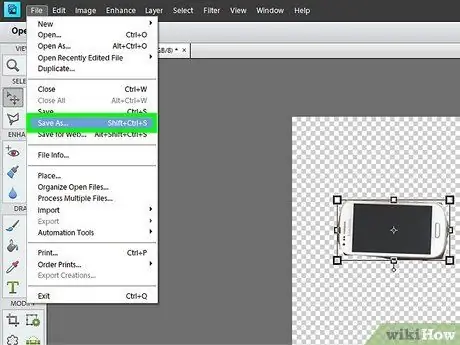 Fjern baggrund med Photoshop Elements Trin 30