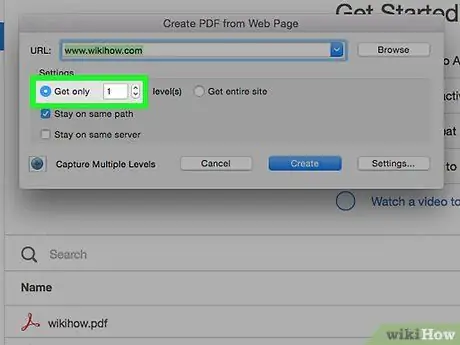 Convert a Webpage to PDF Step 18