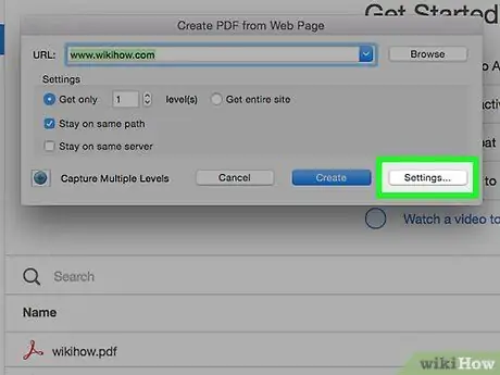 Convert a Webpage to PDF Step 20