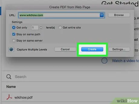 Convert a Webpage to PDF Step 21