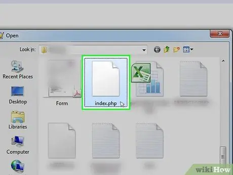 Öppna en PHP -fil Steg 5