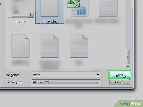 Öppna en PHP -fil Steg 6