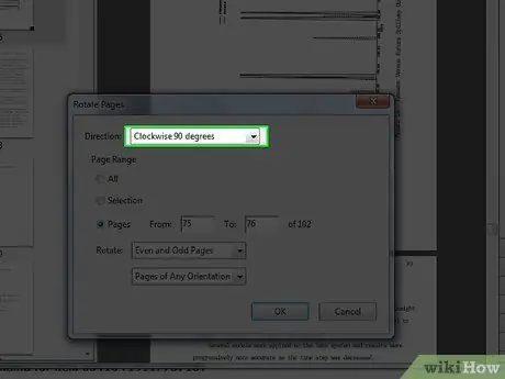 Otočte strany v dokumente PDF pomocou programu Adobe Acrobat, krok 2