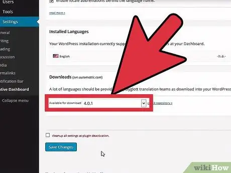 Change the Default Language in WordPress Step 15