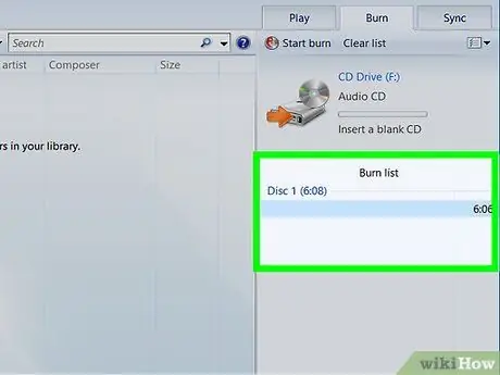 Копирайте или запишете компактдиск с помощта на Windows Media Player Стъпка 14