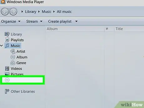 Windows Media Player Adım 4'ü Kullanarak CD Kopyalama veya Yazma