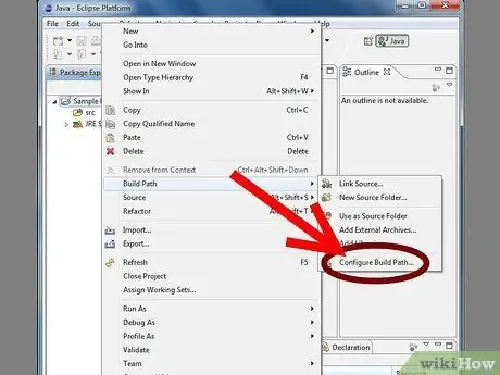 Ajouter des fichiers JAR aux chemins de génération de projet dans Eclipse (Java) Étape 13