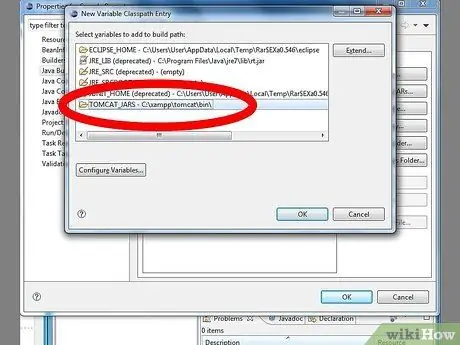 დაამატეთ JARs პროექტის მშენებლობის გზებზე Eclipse (Java) ნაბიჯი 21