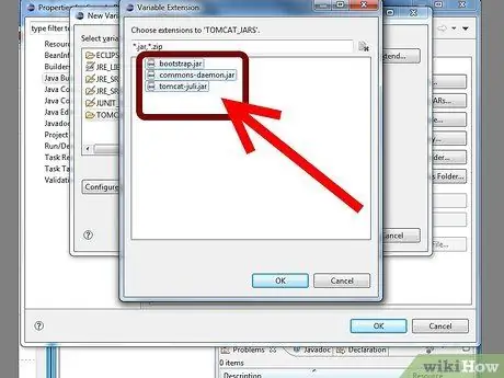 Eclipse (Java) նախագծի կառուցման ուղիներին ավելացրեք JARs Քայլ 23