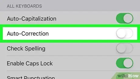 Turn Off Autocorrect Step 4