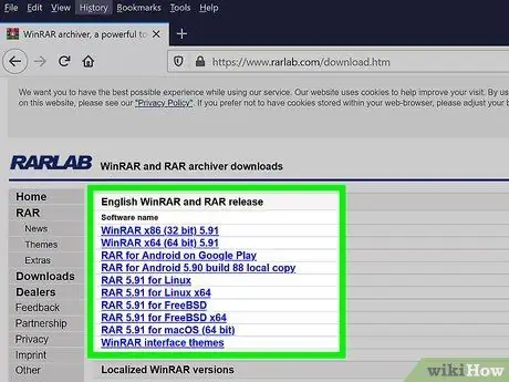 Add a Password to a RAR File Step 1