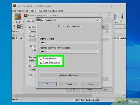 Add a Password to a RAR File Step 6