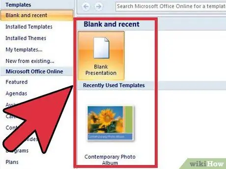 Използвайте Microsoft Office PowerPoint Стъпка 1