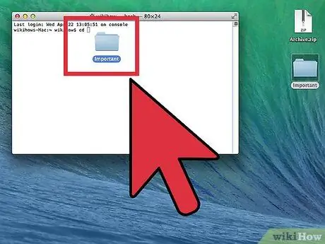 Comprimi un file su un Mac Passaggio 11