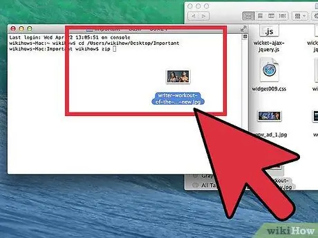 Zip a File on a Mac Step 9